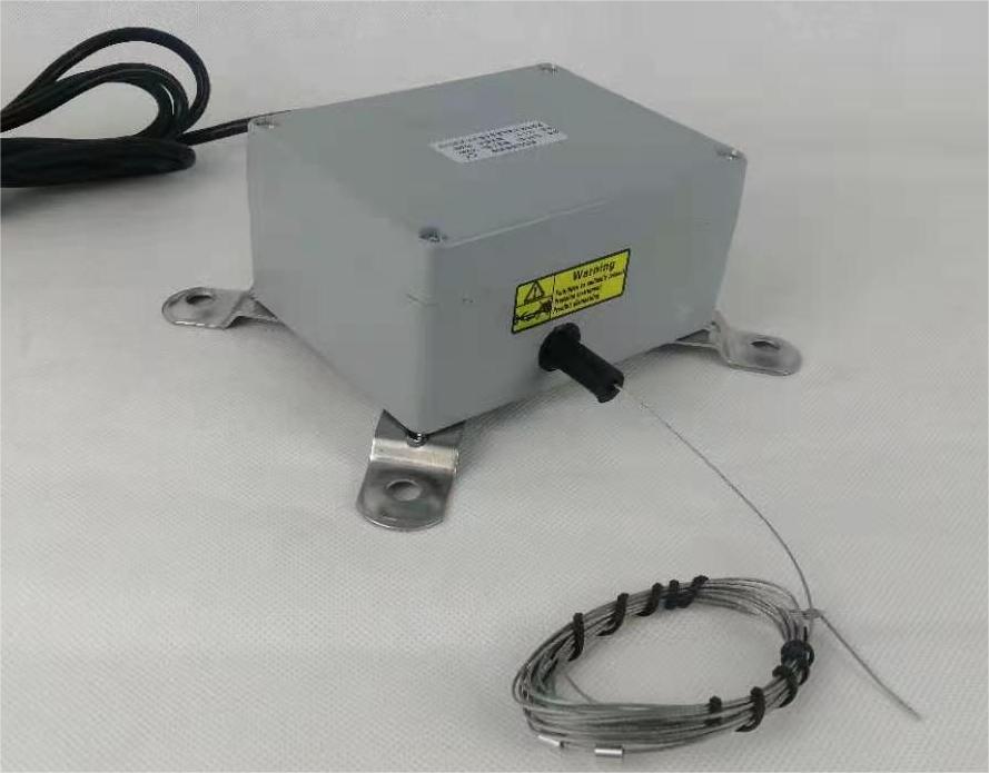 Large crack monitoring — draw-wire displacement meter
